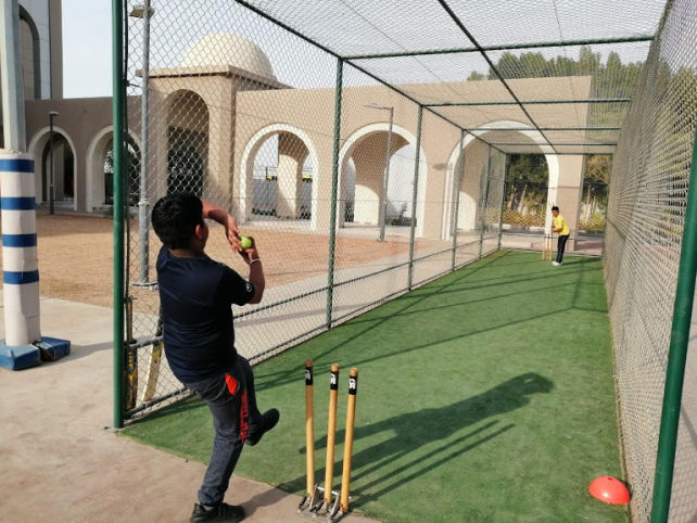 Cricket ground at mayoor school
