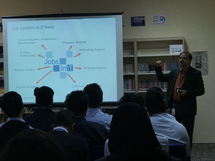 IT career session by mayoor parent